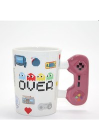 Resim Konyax Game Over Porselen Kupa Bardak Seri 2 Çok Renkli 