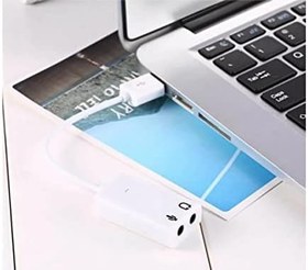 Resim Usb Ses Kartı 7.1 Kanallı 3.5mm Mikrofon Çevirici Dönüştürücü Adaptör Harici Kablolu 4505 