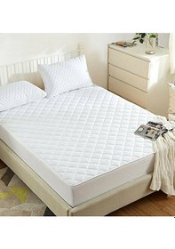 Resim Tek Kişilik Alez Seti Kapitoneli Tek Kişilik Yatak Ve Yastık Koruyucu Alez Çok Renkli 