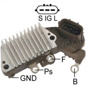 Resim Mobiletron 24V ALTERNATÖR KONJEKTÖR NIPPON DENSO TİPİ (3 FİŞ OVAL SOKET) (S-IG-L) KOMATSU İŞ MAKİNASI 