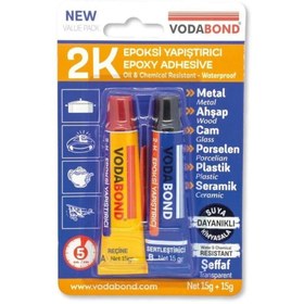 Resim Vodabond Şeffaf 15 Gr. + 15 Gr. Rapid Epoksi (NM-EPO30G) 