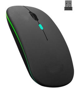 Resim batcell Rgb Led Kablosuz Mouse Optik Wireless Mouse Sessiz Mouse 