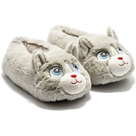 Resim Twigy Kontes Kadın Hayvanlı Panduf Gri 36/41 CC0582 