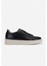 Resim Valmenti Erkek Hakiki Deri Siyah Deri Sneakers & Spor Ayakkabı 233 5629 Erk Ayk Y25 Sıyah Dr Siyah 