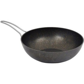 Resim Campout Granti Döküm Wok Tava 28 Cm Siyah 