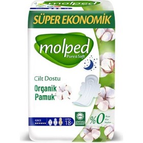 Resim Molped Pure & Soft Super Eko Gece 18'li 