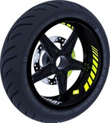 Resim Gp Racing Floresan Sarı İç Jant Şeridi Sticker Çınar Extreme Çınar Extreme