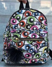 Resim Efe Çocuk Mini Sırt Çanta Astarlı 2 Bölmeli En 20 Boy 27 Cm 