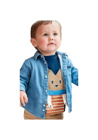 Resim Erkek Bebek Sweatshirt Ma.3d.2018 86 