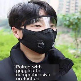 Resim Bahar/Yaz Elektrikli Motosiklet Sürme Güneş Kremi Maskesi, Tam Yüz Kapağı, Rüzgar Geçirmez, Spor Koruma, Polyester Örgü Malzemesi, Yetişkinler İçin 
