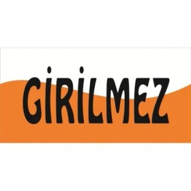 Resim Baysan Yangın Takımınızın Renklerinde Kısım Tabelası Girilmez Yazılı 15X30 cm B-5 