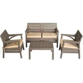 Resim Holiday Miami Oturma Grubu Hk 800 Kahverengi 