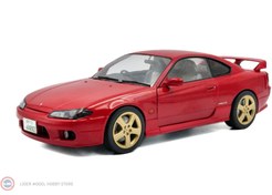 Resim 1:18 Solido 1999 Nissan Silvia S15 SPEC-R Aero - Flame Red 
