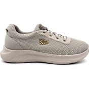 Resim KİNG PAOLO King Paolo Memory Foam Lastikli Kadın Yürüyüş Günlük Bej Spor Ayakkabı 