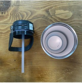 Resim Paslanmaz Çelik Termos 650 Ml -sızdırmaz Kapak,geniş Ağızlı Gri 