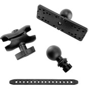 Resim Kosona Deniz Gps Map Ve Striker Serisi İçin 360 Derece Döner Nylon Konumlandırıcı, Hızlı Montajlı Balık Bulucu Tutucu Sadece Tutucu 