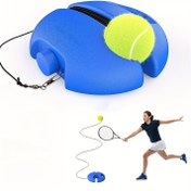 Resim 1 Profesyonel Tenis Bounce Back Eğitmeni - Mavi PP Malzeme, Kendi Kendine Uygulama ve Başlangıç Eğitimi İçin İdeal, Servis Makinesi ve 1 Tenis Topu Dahil, Kendi Kendine Uygulama Ekipmanı|Profesyonel Sınıf Ekipmanları|Dayanıklı İnşaat, Tenis Eğitimi Yardımcısı 