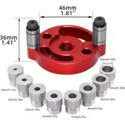 Resim Marangoz Mobilya Kurulum Jig Dübel Delik Kılavuzu Merkezi Dübel Açma Jig Matkap Kılavuzu 