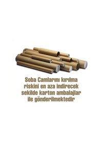 Resim 86 Cm Montajlı Infrared Ufo Isıtıcı Elektrikli Soba Camı Metal B 