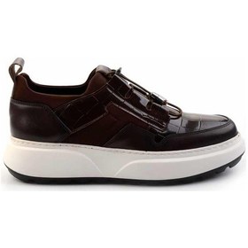 Resim Bambi Kahve Kahve Leather Erkek Sneaker E01194010203 Kahve 