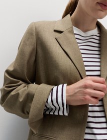 Resim Blazer Ceket - Renksiz / 16 