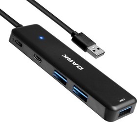 Resim DK-AC-USB347 Connect Master X5C USB3.2Gen 1 Type-A to 3 Port USB-A&1 Port Type-C 2.0-1X Type-C 