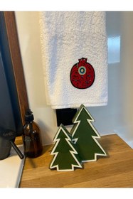 Resim FANTASTIC ARMA Ütü Ile Yapışan Dokuma Arma, Ev Tekstili, Kırmızı, Nar Modeli 