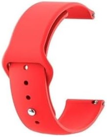 Resim Gpack ZcWatch ZC-V0521 Silikon Saat Kordon, Klasik Tasarım, Kırmızı 