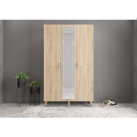 Resim Açelya Portmanto Ayakkabılık Meşe - M4 120cm Meşe 