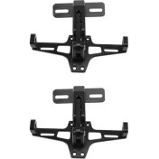 Resim Stellar3 2 Adet Cnc Çerçeve Motosiklet Lisans Numarası Plaka Tutucu Braketi ile LED Işık Ayarlanabilir Yamaha Bws R25 R3 MT03 Msx (Yurt Dışından) 
