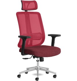 Resim Calitteoyuncukoltuk Calitte Yönetici Çalışma Koltuğu | Spark Başlıklı | Kırmızı Krom 