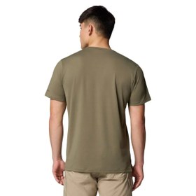 Resim Columbia Tech Trail Utility Erkek Yeşil Outdoor T-Shirt AO1671-397 