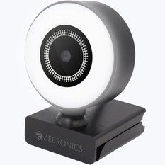 Resim Zebronics Zeb-Ultimate Star Webcam that comes with a 5P lens with 1920x1080 Full HD resolution 