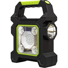 Resim Powermaster Jy-258c Şarjlı Çok Fonksiyonlu Solar Işıldak Kırmızı - Siyah 