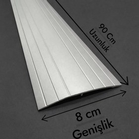Resim 8 Cm Alüminyum Düz Kapı Eşiği Profili 90 Cm 