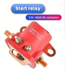Resim Willowhaven Yüksek Akımlı 12v Kamyon Rölesi - Kırmızı Solenoid Valf İle Gelişmiş Marş Performansı 