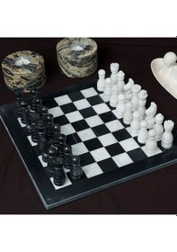 Resim Chess Mermer Satranç Takımı L 