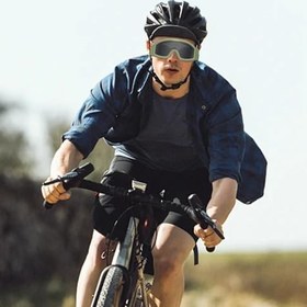 Resim Bisiklet Gözlükleri,Motokros Gözlükleri - Rüzgar Geçirmez Bisiklet Binme Gözlüğü,Profesyonel Motosiklet Motokros, Yetişkinler için Buğu Önleyici Çizilmez Göz Koruma 