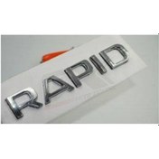 Resim Skoda Rapid Yeni Nesil Bagaj Krom Bagaj Yazısı 