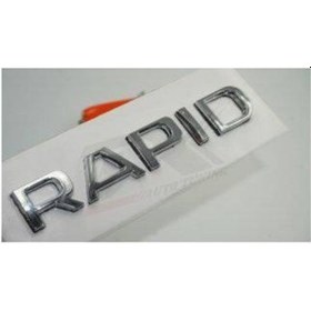 Resim Skoda Rapid Yeni Nesil Bagaj Krom Bagaj Yazısı 