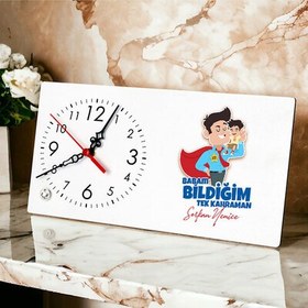 Resim Tek Kahramanım Babam Şık Masa Saati 