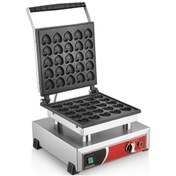 Resim Kutlu Tekli Kapaklı Kalpli Bubble Waffle Makinesi 