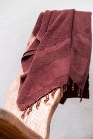 Resim Stone Taşlama Yıkamalı Gofre Peştemal Kiremit - 85X160 