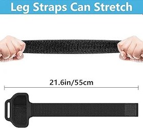 Resim 1 StüCke Leg Band FüR Switch Sports Strap Kompatibel Mit Switch Beingurt FüR Switch Elastisches Leg Strap FüR Switch Adventure Beingurt FüR Switch Verstellbare Elastische Beingurte FüR Ring Fit Switch 