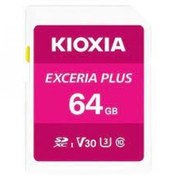 Resim Kioxia FLA 64GB Exceria Plus microSD C10 U3 V30 UHS1 A1 Hafıza Kartı LMPL1M064GG2 