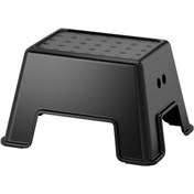 Resim IKEA Tabure Basamak Kaymaz Taban 44x35 Cm Siyah 