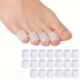 Resim Küçük Ayak Parmak Koruyucu Kapak, Taşlama Ayak Koruyucu Silikon Kapak, Yüksek Topuklu Ayakkabı Ayak Sticker Koruyucu Kapak, Nefes Alabilir, Aşınmaya Dayanıklı, Basınca Karşı Koruyucu 