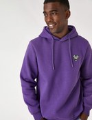 Resim Hayvan Baskılı Sweatshirt Kapşonlu 