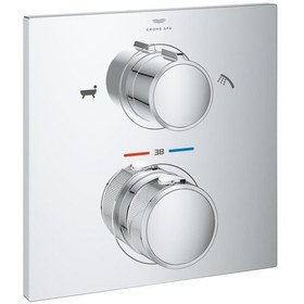 Resim Grohe Grohe Allure Termostatik Ankastre Banyo/Duş Bataryası - 19446002 Krom 