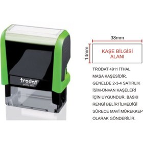 Resim Trodat 4911 - Isim Ünvan Kaşesi - Yazısı Dahil 